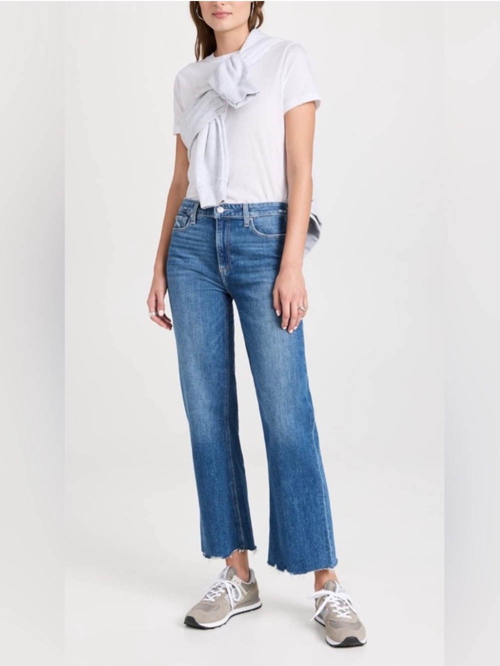 PAIGE Leenah Ankle Jean Concerto Distressed With Allegro Hem 28